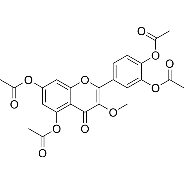3-O-Methylquercetin tetraacetate (Quercetin 3-O-methyl ether peracetate) 1486-69-7